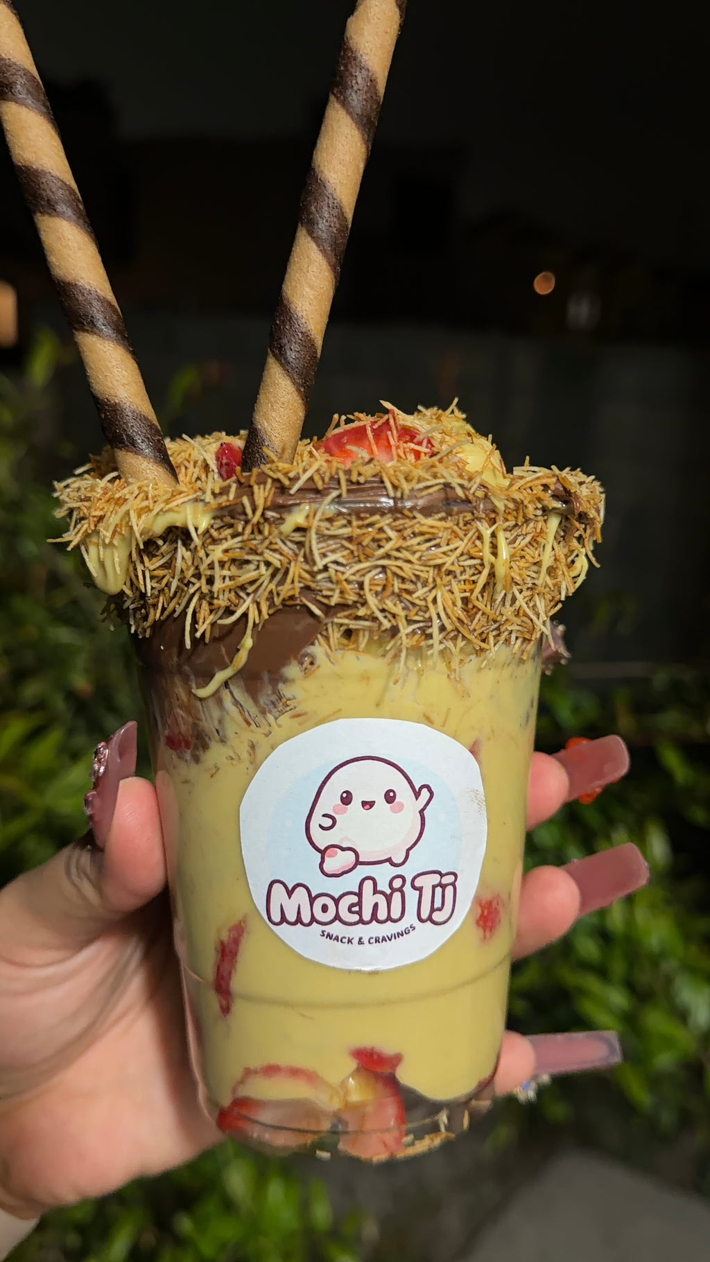 Fresas dubai vaso chico