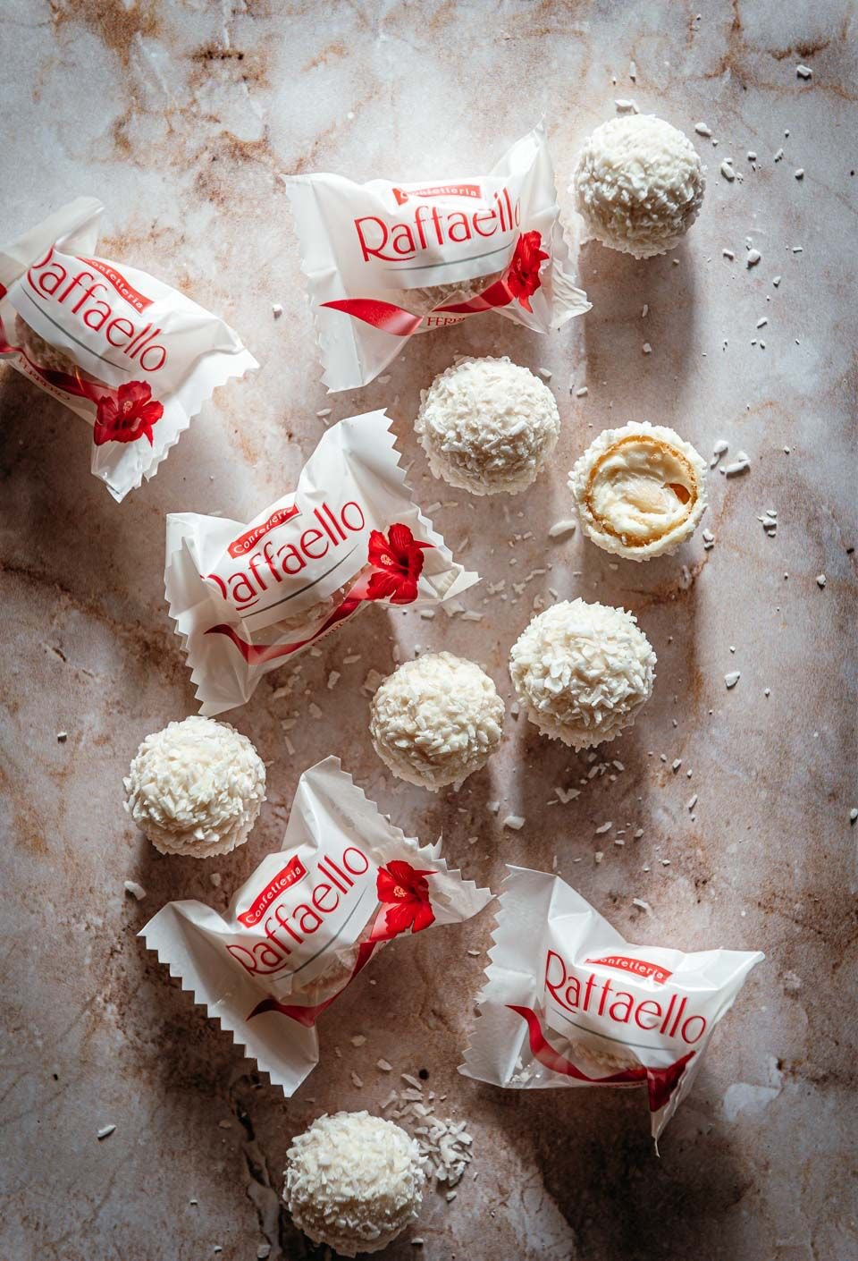 Fresas con crema rafaello vaso chico