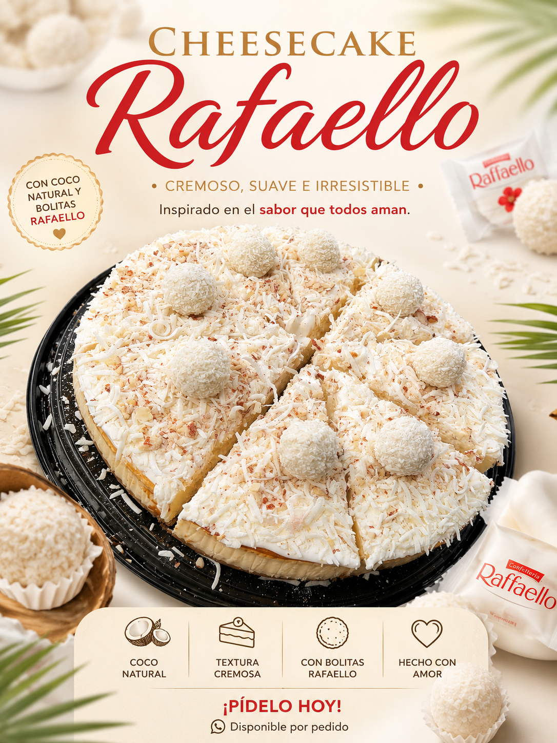 Chescake completo de rafaello
