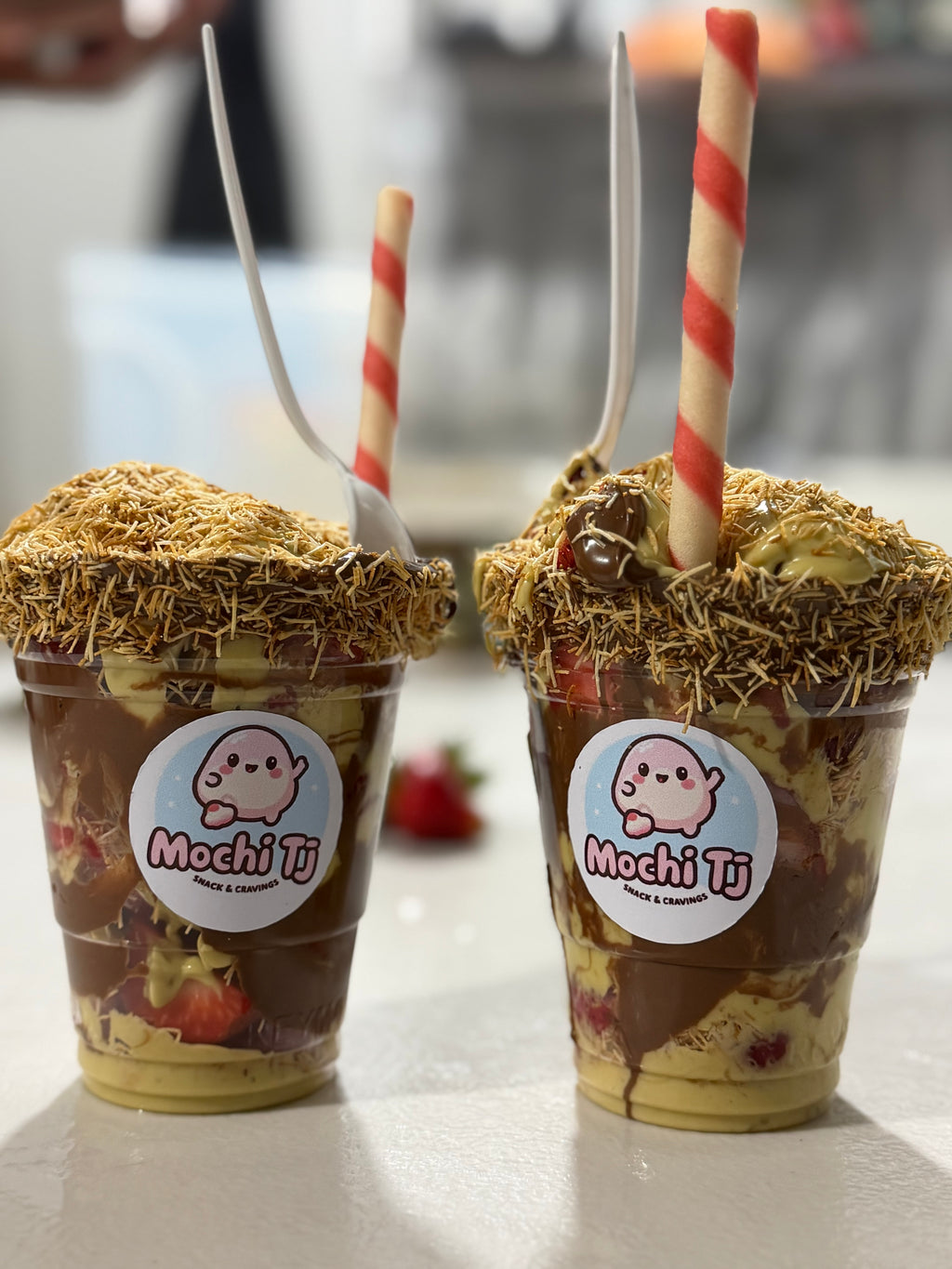 Fresas dubai vaso chico