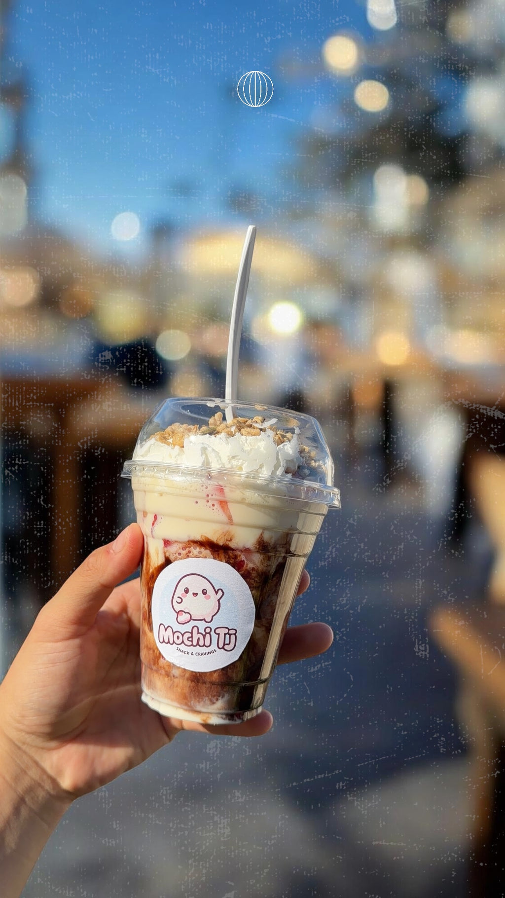 Fresas con crema sencillas vaso chico