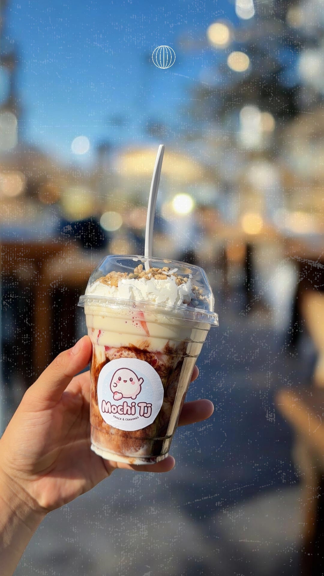 Fresas con crema sencillas vaso chico