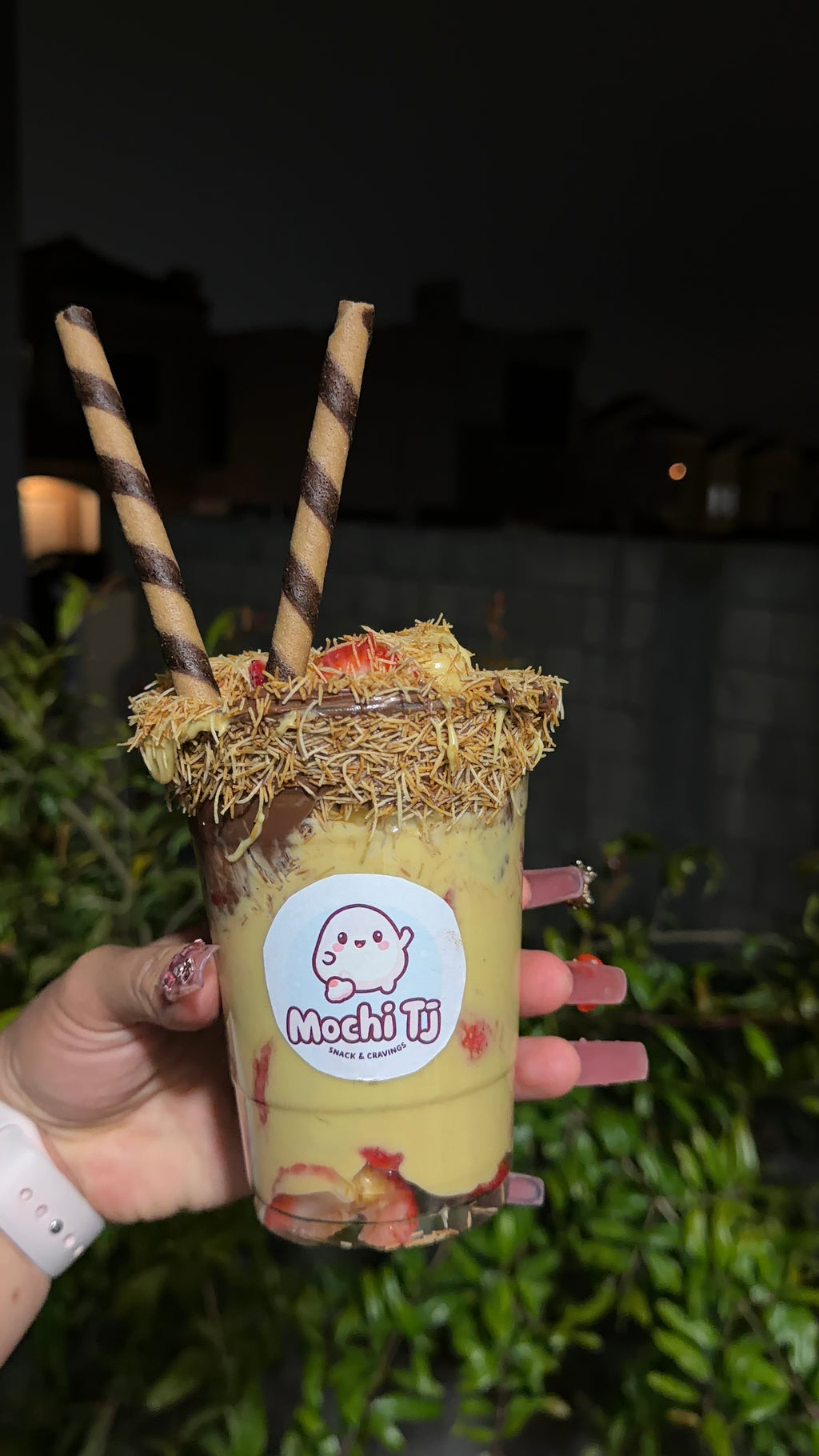 Fresas dubai vaso chico