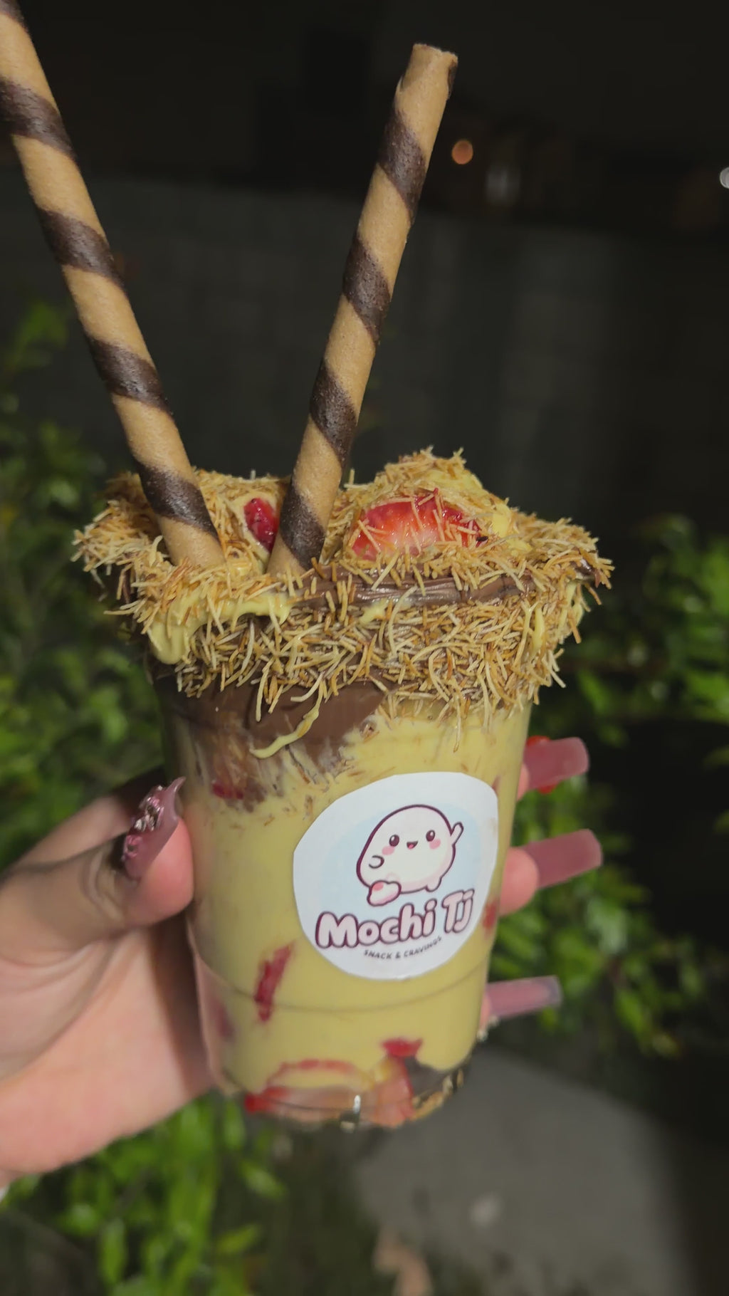 Fresas dubai vaso chico